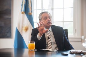 Alberto Fernández y la cuarentena: "Estamos muy lejos de superar el problema" (Fuente: Adrián Pérez)