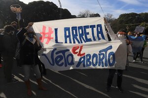 Antiderechos violaron la cuarentena para reclamarle a Larreta que derogue el protocolo ILE (Fuente: NA)