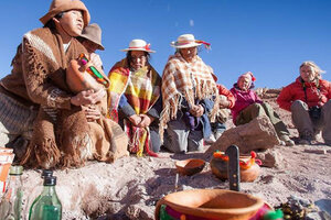 El ancestral rito de la Pachamama en tiempos de pandemia  (Fuente: Gobierno de Salta)