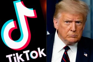 Trump le dio a Tik Tok hasta el 15 de septiembre  (Fuente: AFP)