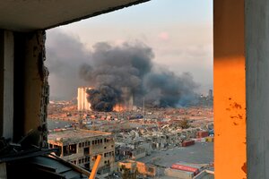 Las fotos de la increíble explosión en Beirut