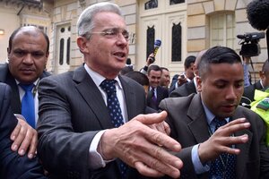Ávaro Uribe dio positivo de coronavirus  (Fuente: AFP)