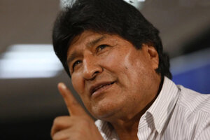 Evo Morales denunció un golpe dentro del golpe