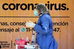 Coronavirus en Argentina: dos muertes por día en el personal de salud  (Fuente: Leandro Teysseire)