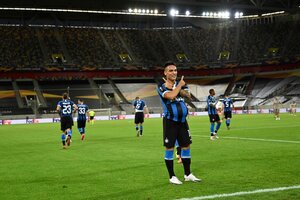 Europa League: con doblete de Lautaro, el Inter pasó a la final (Fuente: AFP)