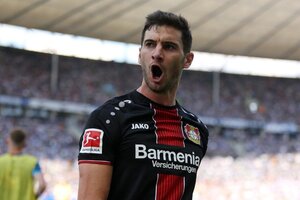 Lucas Alario se quiere ir del Bayer Leverkusen alemán (Fuente: Twitter)
