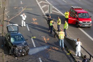 Berlín: investigan como un atentado una serie de choques en una autopista (Fuente: AFP)