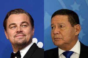 El vice de Bolsonaro desafió a Leonardo DiCaprio