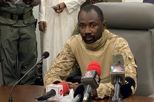 Tras el golpe en Malí un coronel asumió el liderazgo (Fuente: AFP)