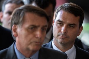 El hijo mayor de Bolsonaro da positivo de coronavirus (Fuente: AFP)