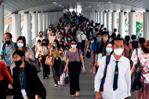 Tailandia llegó a cien días sin casos de coronavirus (Fuente: EFE)
