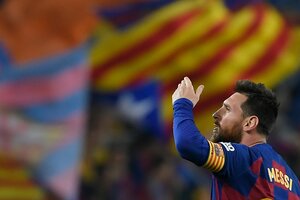 Messi, humano por un día (Fuente: AFP)