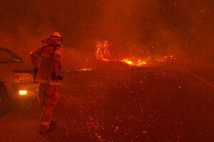 California: devastadores incendios ya arrasaron más de 35 mil hectáreas (Fuente: AFP)