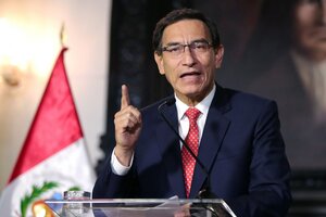 Perú: Martín Vizcarra no sale indemne de su juicio político (Fuente: AFP)