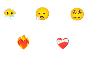 Los nuevos 217 emojis para celulares: personas con barba, mareadas y parejas besándose  (Fuente: DPA)