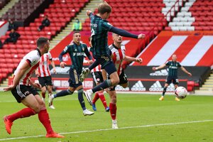 Premier League: Agónico triunfo del Leeds de Bielsa (Fuente: AFP)