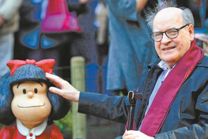 Qué decía Quino sobre Mafalda (Fuente: AFP)