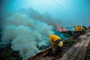 Los incendios siguen arrasando la Amazonia y el Pantanal de Brasil (Fuente: AFP)