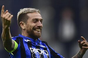 Serie A de Italia: goles de Lautaro Martínez y "Papu" Gómez  (Fuente: AFP)
