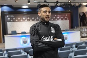 Salvio remarcó que disfruta su vuelta a la Selección Argentina (Fuente: Prensa AFA)