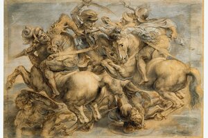 Da Vinci nunca pintó "La batalla de Anghiari"