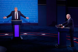 Donald Trump dijo que no va a participar del debate en formato virtual (Fuente: EFE)