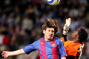 Messi debutaba en Barcelona hace 16 años  (Fuente: AFP)