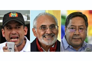 Elecciones Bolivia 2020: Con la mira puesta en la diferencia entre Luis Arce y Carlos Mesa (Fuente: AFP)