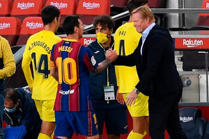 Koeman no tiene "ninguna queja" del rendimiento de Messi (Fuente: AFP)