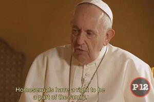 El video completo de las declaraciones del Papa sobre la convivencia civil entre personas del mismo sexo