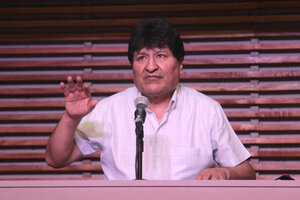 Evo Morales denunciará a Luis Almagro: "Debe renunciar porque sus manos están manchadas de sangre" (Fuente: Bernardino Avila)