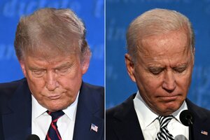 Estados Unidos: el último debate entre Trump y Biden, en Nashville  (Fuente: AFP)