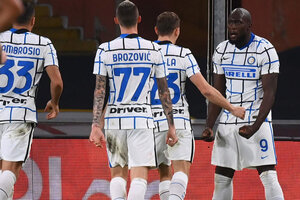 Serie A de Italia: Inter ganó y Lautaro Martínez fue reemplazado (Fuente: AFP)