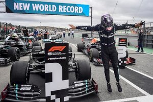Hamilton ganó en Portugal y superó el récord de Schumacher (Fuente: EFE)