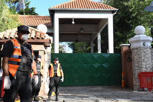 Quinta de Olivos: el hombre que lanzó una molotov volvió a la residencia presidencial y amenazó con quitarse la vida (Fuente: Sandra Cartasso)