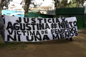 Marcha contra la impunidad por el asesinato de Agustina Nieto