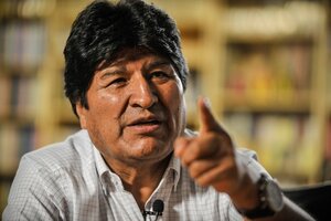 Evo Morales ironiza: "Si hay fraude, Donald Trump debe acudir a Luis Almagro"