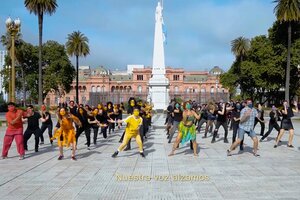 Orgullo 2020: un flashmob en Plaza de Mayo para la celebración LGBTI+