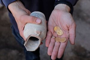 Hallan monedas de oro puro en la Ciudad Vieja de Jerusalén (Fuente: EFE)