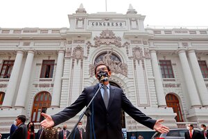 El Congreso de Perú destituyó al presidente Martín Vizcarra (Fuente: EFE)