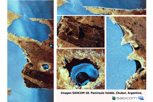 Las primeras imágenes tomadas por el satélite argentino Saocom 1B