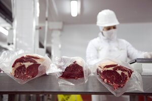 China detectó coronavirus en un cargamento de carne vacuna argentina