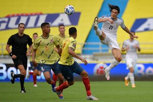 Eliminatorias Sudamericanas: Uruguay logró un gran triunfo en Barranquilla (Fuente: AFP)