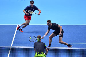 Zeballos y Granollers debutaron con un triunfo en el Masters (Fuente: AFP)