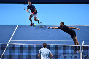 Zeballos y Granollers volvieron a ganar y acarician la semifinal del Masters (Fuente: AFP)