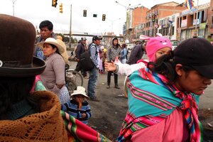 En calma, Bolivia retoma el camino de la  democracia (Fuente: Pablo Aneli)