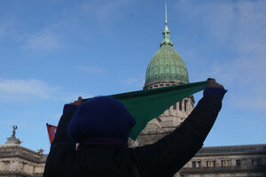 El proyecto de aborto suma voluntades en el Senado (Fuente: Bernardino Avila)