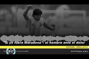 "Si yo fuera Maradona": el hombre ante el dolor
