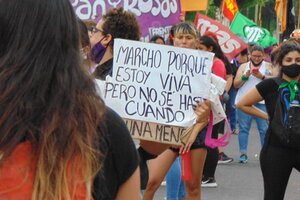 Fuerte reclamo en Salta de justicia por los femicidios (Fuente: Gentileza de Abigail Velázquez)