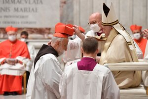  Papa Francisco: los nuevos cardenales no deben usar su título en beneficio personal (Fuente: AFP)